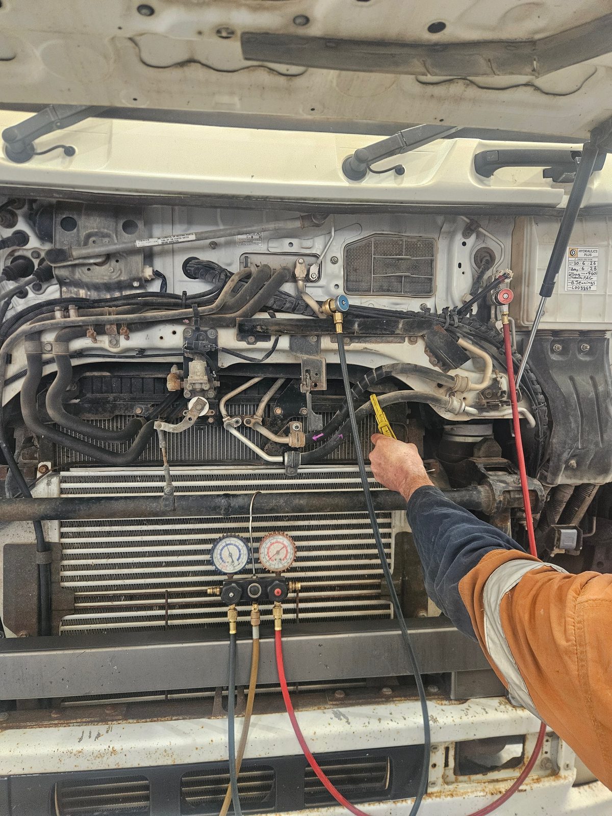 Truck airconditioning service
